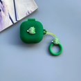 thumbnail image 1 of Case Compatible for Samsung Galaxy Buds Live 2020 & Galaxy Buds Pro 2021, GMYLE 3D Cartoon Cute Soft Silicone Protective Shockproof Earbuds with Keyring Case Cover Skin (Green Dinosaur), 1 of 1
