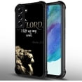thumbnail image 1 of Case Compatible with Samsung Galaxy S21, Christian Soul god Verses Back+Soft Silicone Acrylic TPU Design Shock Fall Prevention Protective Case for Samsung Galaxy S21, 1 of 6