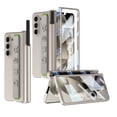 thumbnail image 1 of Case Compatible Samsung Galaxy Z Fold 6 5G, Case with Magnetic Hinge Protection & Wristband & S Pen Holder & Screen Protector Shockproof PC Frame Full Body Protective Cases Cover, Titaniumgray, 1 of 8