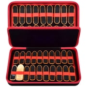 Case Compatible with Tech Deck Ultra DLX Fingerboard 4-Pack, Also Holds 38PCS for HOMETALL/for Gr8ware Collectible Mini Skateboards Red