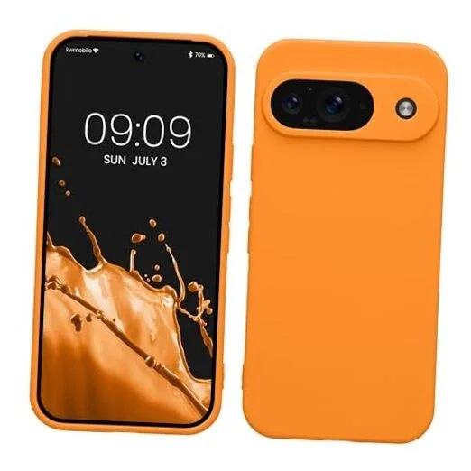 Case Compatible With Google Case - Protective Slim Tpu Pixel 9 Fruity Orange