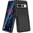 thumbnail image 1 of Case Compatible for Google Pixel 7 Case, Dual-Layer Protective Shockproof Heavy-Duty Bumper Phone Case Cover for Google Pixel 7 Case - Black, 1 of 11