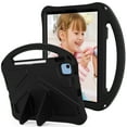 thumbnail image 1 of Case Compatible With iPad 6th/5th Gen 9.7"(2018/2017),Kids Friendly,With Handle and Contractible Kickstand,Lightweight Shockproof Rugged EVA Drop-proof Cute Cover Case,Black, 1 of 7