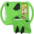 thumbnail image 1 of Case Compatible With iPad Mini 7 (A17 Pro)2024/6th Gen,Kids Friendly,With Handle and Contractible Kickstand,Lightweight Shockproof Rugged EVA Drop-proof Anti-fall Cute Cover Case,Green, 1 of 6