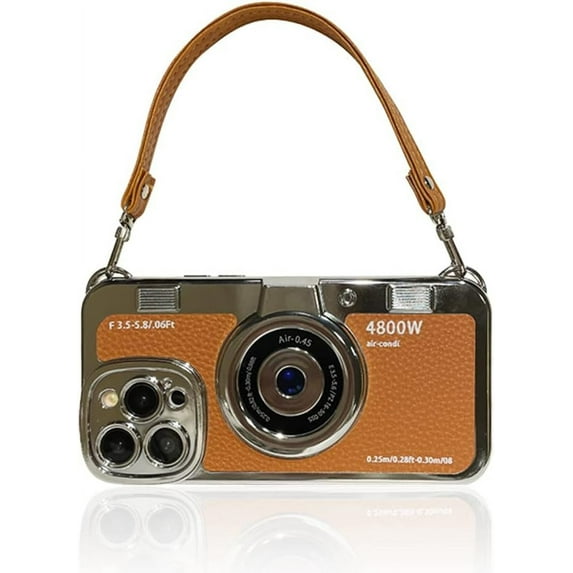 Case Compatible with iPhone 11 Pro Max Cute 3D Vintage Camera Phone