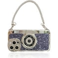 thumbnail image 1 of Case Compatible with iPhone 12,Cute 3D Vintage Camera Phone Case with Hand Strap Unique Cool Silicone TPU Case Shockproof Protective Case Women Girls for iPhone 12, 1 of 14