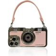 thumbnail image 1 of Case Compatible with iPhone 12,Cute 3D Vintage Camera Phone Case with Hand Strap Unique Cool Silicone TPU Case Shockproof Protective Case Women Girls for iPhone 12, 1 of 14