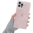 thumbnail image 1 of Case Compatible with iPhone 14 Pro Glitter Case Sparkle Bling for Women Cute Slim Soft Silicone Gel Phone Case Flexible Phone case for iPhone 14 Pro (Pink Pearl), 1 of 13
