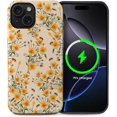 Case Compatible with iPhone 15 [Compatible with MagSafe] Hybrid 2-Layer ...