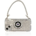 thumbnail image 1 of Case Compatible with iPhone 15 Plus,Cute Bling 3D Vintage Camera Phone Case with Hand Strap Unique Cool Silicone TPU Case Shockproof Protective Case Women Girls for iPhone 15 Plus, 1 of 13
