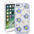 thumbnail image 1 of Case Compatible for iPhone 7 Plus/iPhone 8 Plus, Cute Flower Soft TPU Protective Bumper Cover Women Girls, Blue Floral Pattern Phone Case for iPhone 7 Plus/iPhone 8 Plus (5.5 inch), 1 of 14