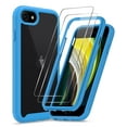 thumbnail image 1 of Case Compatible with iPhone SE, iPhone 8 Case, iPhone 7/ 6s/6 Case with Tempered Glass Screen Protector [2 Pack], Full-Body Shockproof Hybrid Phone Cover Case for iPhone SE/8/7/6s/6, 1 of 8