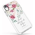 thumbnail image 1 of Case Compatible for iPhone XR, Red Pink Roses Inspirational Encouraging Scripture Bible Verses Christian Quotes Corinthians 16:14 Soft Protective Clear Case for Girls Women Compatible With iPhone XR, 1 of 5