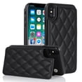 thumbnail image 1 of Case Compatible with iPhone XS Max, Stylish Card Slots Kickstand PU Leather Back Case Magnetic Closure RFID Blocking Drop Protective Shockproof Cover for iPhone XS Max, Black, 1 of 8