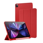 Case Compatible with IPad Pro2020/2112.9Inch, Smart Cover Auto Wake/Sleep Red