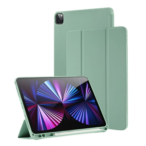 Case Compatible with IPad2017/18(9.7Inch), Smart Cover Auto Wake/Sleep (Light Green)