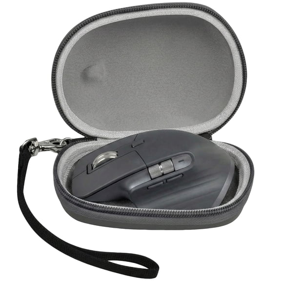 Case Compatible with Logitech MX Master 3s/ Master 3/ Mx Master 2s Advanced Wireless Mouse, Portable Bluetooth Mouse Storage Box Bag - Grey