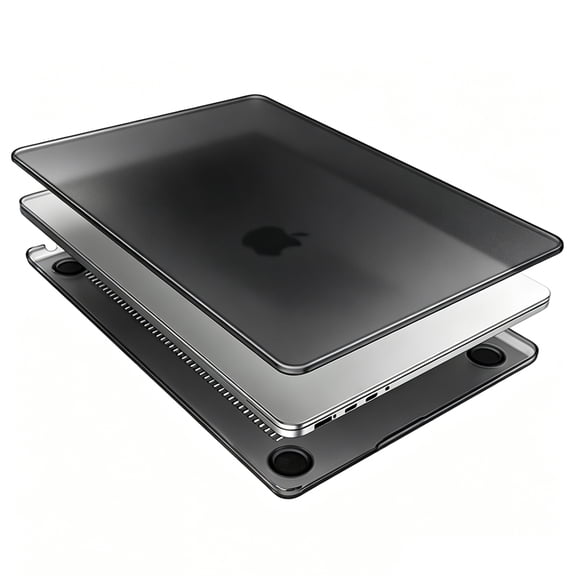 Case Compatible with MacBook Pro 14 inch M5 2026-2021 M4 M3 M2 M1 Pro/Max Chip, Hard Shell Cases- Matte Black