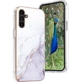 thumbnail image 1 of Case Compatible with Samsung Galaxy A14 5G Cases Samsung A14 5G Phone Case Ultra Thin Anti-Scratch Marble Protective case (White), 1 of 14