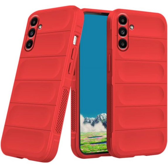 Case Compatible with Samsung Galaxy A54 5G Case Shockproof, Soft TPU Slim Samsung A54 5G Case for Women Men Anti-Scratch Protective Phone Case (Red)