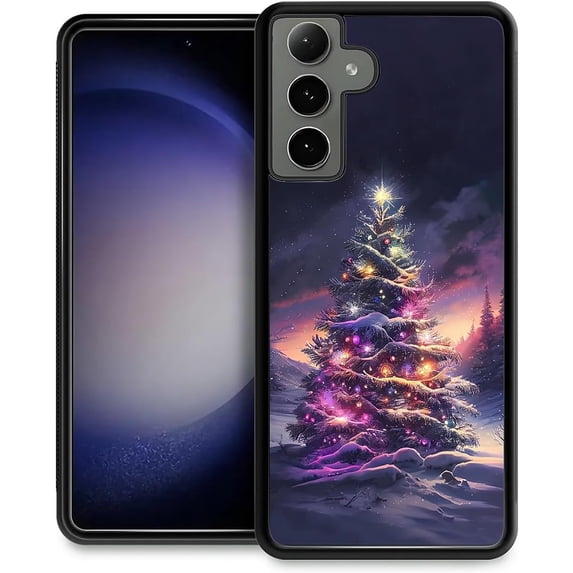 Case Compatible with Samsung Galaxy S24 Plus, Christmas Tree of The ...