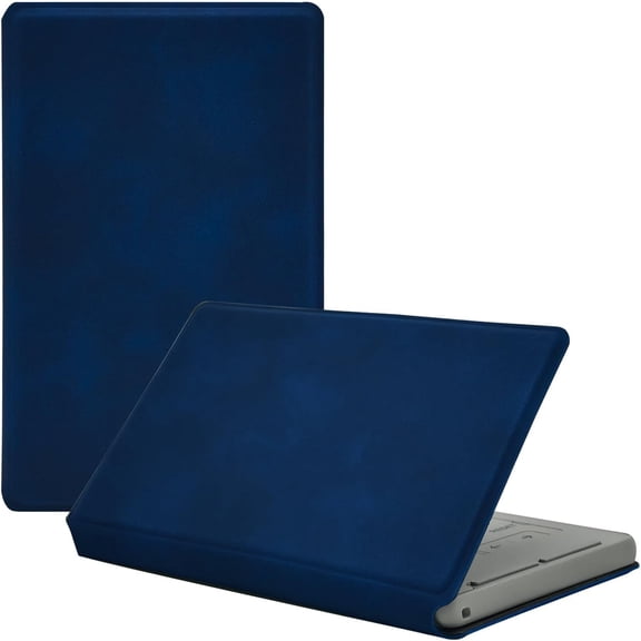 Case Compatible with Xteink X4 4.3 Inch E-Book Reader, Ultra Thin Lightweight Leather Protective Cover with Closure (Soft- Matte Dark Blue)