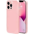 thumbnail image 1 of Case Compatible with iPhone 13 Pro 6.1 Inches, Straight Edge Fine Hole Soft Liquid Silica Gel  Grade Shockproof Fingerprint Protection(Pink), 1 of 7
