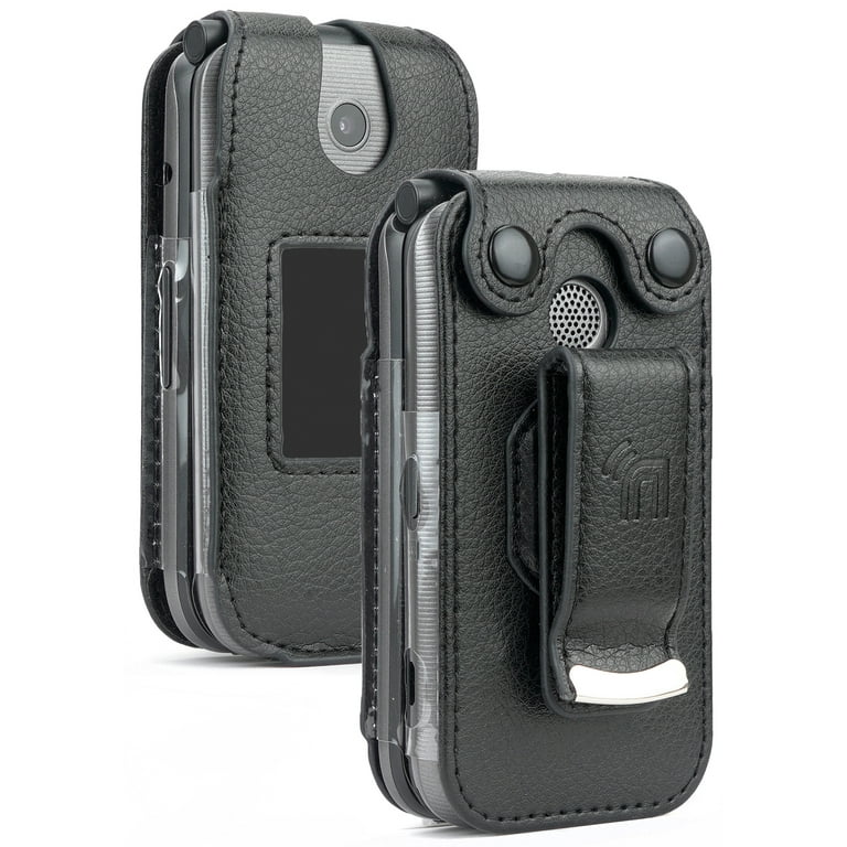 Flip phone case with belt cheap clip