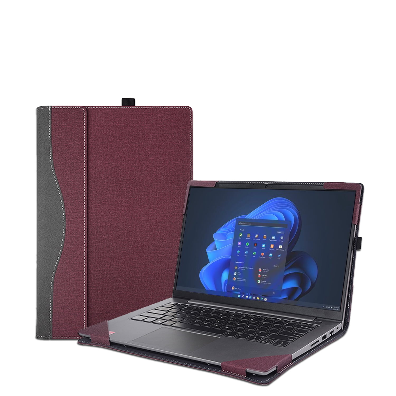 Case Cover for 16.1 inch HP OMEN Gaming Laptop 16z-xd/xf 16-xf/wf 16t-wf & Victus 16-s/r 16t-s/r 16-d Sleeve Bag,Detachable PU Leather Notebook Protective Sleeve