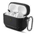 Case Cover Fit for AirPods Pro 2, TSV TPU Protector Skin with Carabiner