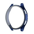 thumbnail image 1 of Case Cover Fit for Samsung Galaxy Watch 4 40mm 44mm,Glass Screen Protector Accessories PC All-Around Anti-fall Bumper Cover, Smart Watch Protective Case for Men Women -blue, 1 of 7