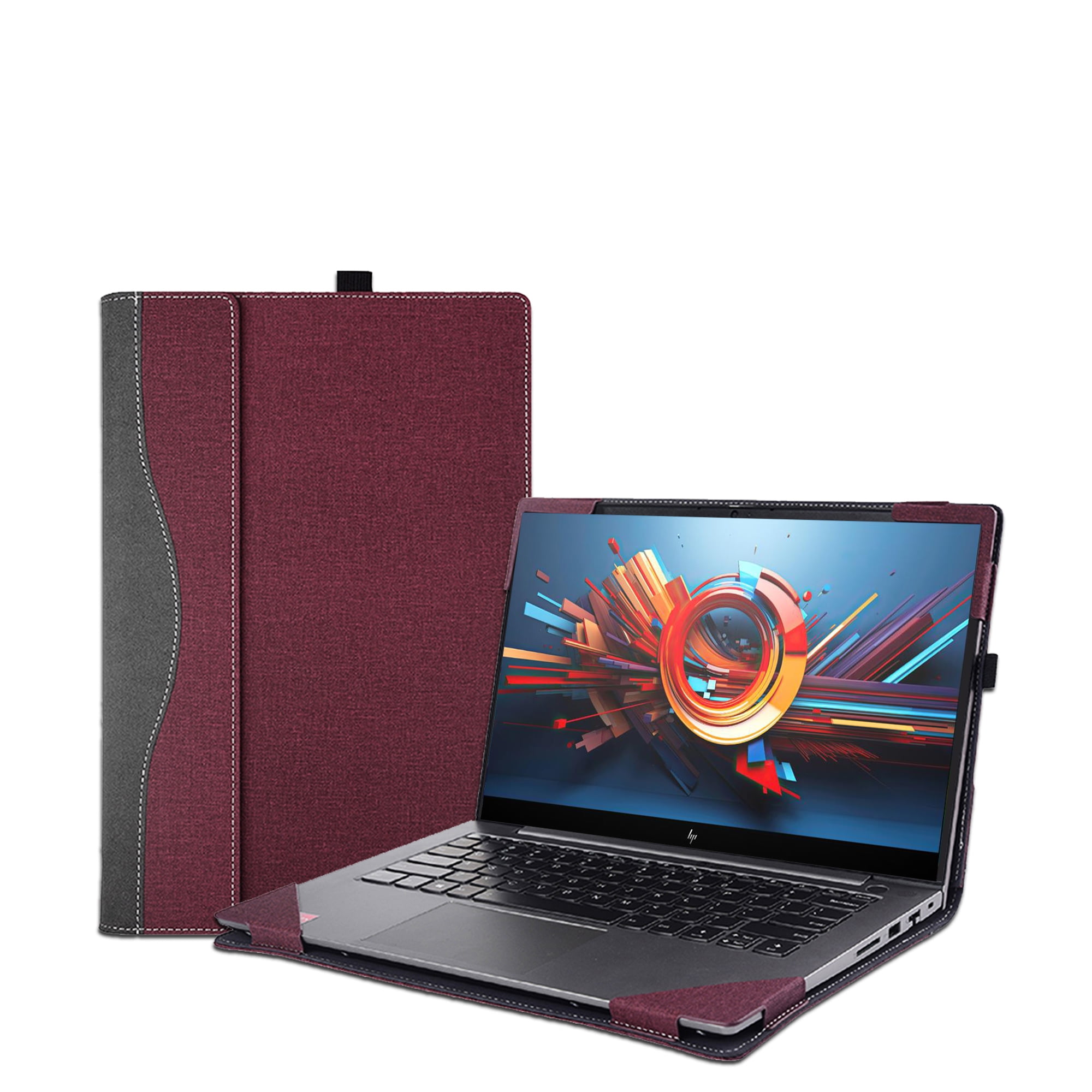 Case Cover for HP Envy Laptop 17.3 inch Series& for HP 470 17inch G8 G9 G10 & for HP Laptop 17s-cu 17-cn 17-cp 17-cr 17-cw 17-ch 17-cg Sleeve,PU Leather Notebook PC Protective Shell Bag