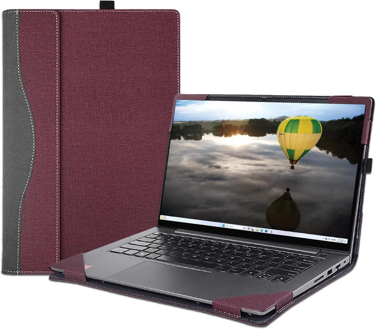 Case Cover for HP OmniBook 7/X 16 inch AI PC 16-ay/16-aw/16-az & for HP OmniBook 5 Laptop 16-ba 16-bc 16z-bc Sleeve,PU Leather Protective Bag Shell with Pen Holder