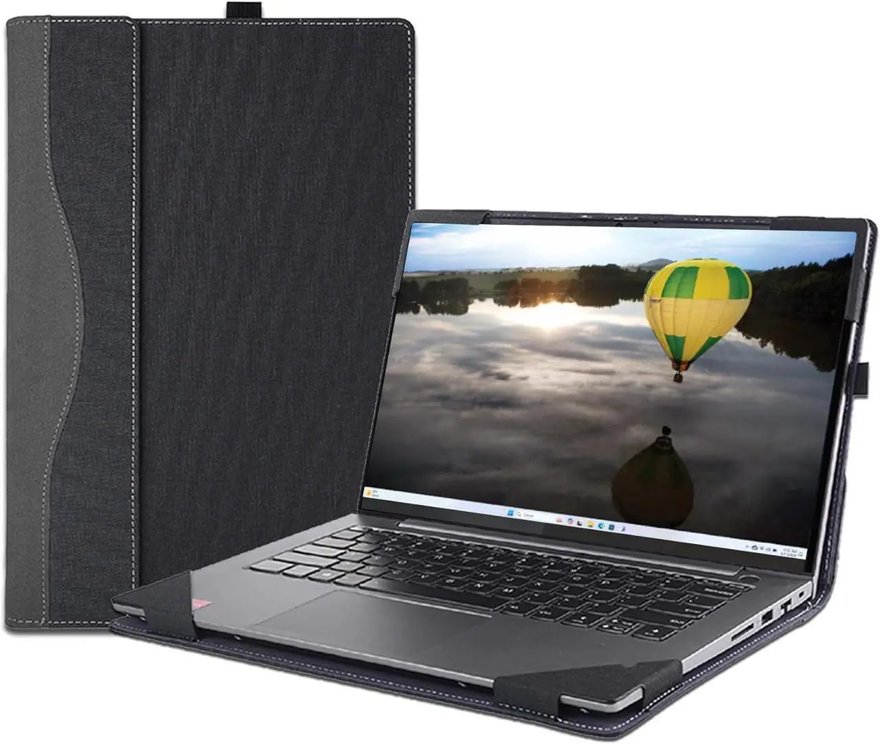 Case Cover for HP OmniBook 7/X 16 inch AI PC 16-ay/16-aw/16-az & for HP OmniBook 5 Laptop 16-ba 16-bc 16z-bc Sleeve,PU Leather Protective Bag Shell with Pen Holder