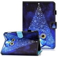 thumbnail image 1 of Case and Cover for Kindle Fire HD 10 Plus 2021(11th Gen), Fire HD 10.1" Case 2021, Allytech Shockproof PU Leather Anti-Slip Stand Smart Auto Sleep Wake Case with Card/Pen Holder, Night Owl, 1 of 7