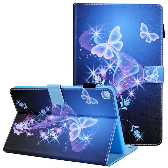 Case Cover for Samsung Galaxy Tab A7 10.4 2020, SM-T500/T505 Shell, Allytech PU Leather Protective Multiple Viewing Stand Card Slots Case for Galaxy Tab A7 10.4" T500 T505 2020, Butterfly