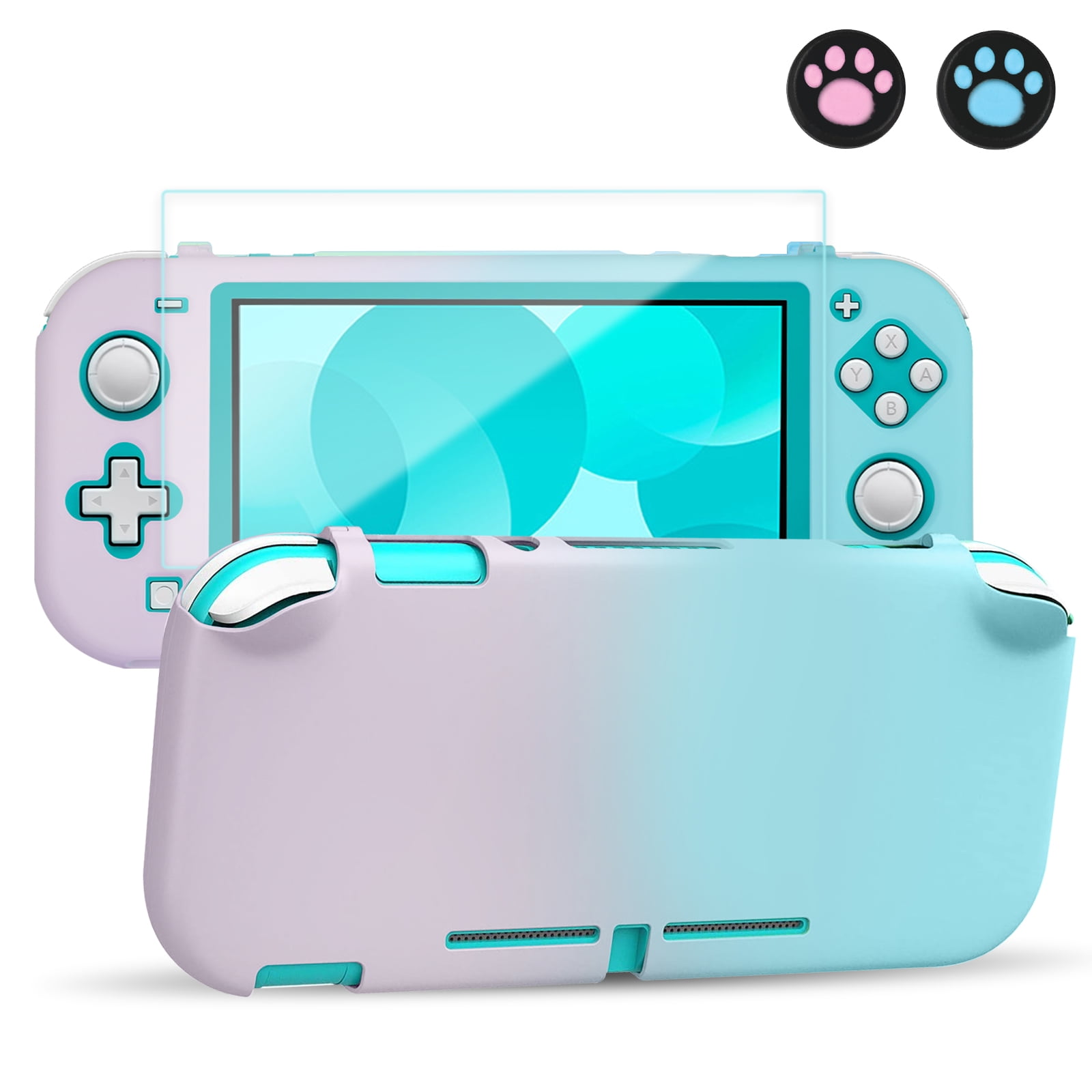 Case Cover Set Fit for Nintendo Switch Lite, EEEkit Protective Cover  Protector Case for Nintendo Switch Lite with HD Screen Protector