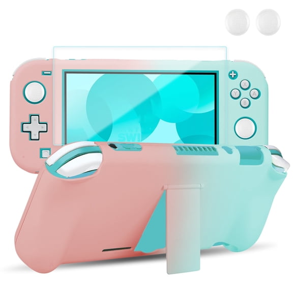 Case Cover Set Fit for Nintendo Switch Lite, Protective Cover Protector Case for Nintendo Switch Lite with HD Screen Protector, Shock-Absorption & Anti-Scratch, NS Lite Accessories