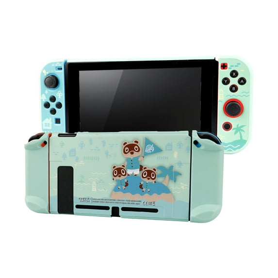 Case Cover Set Fit for Nintendo Switch , PC Protective Cover Protector Case Compatible Nintendo Console w/Shock-Absorption & Anti-Scratch Design