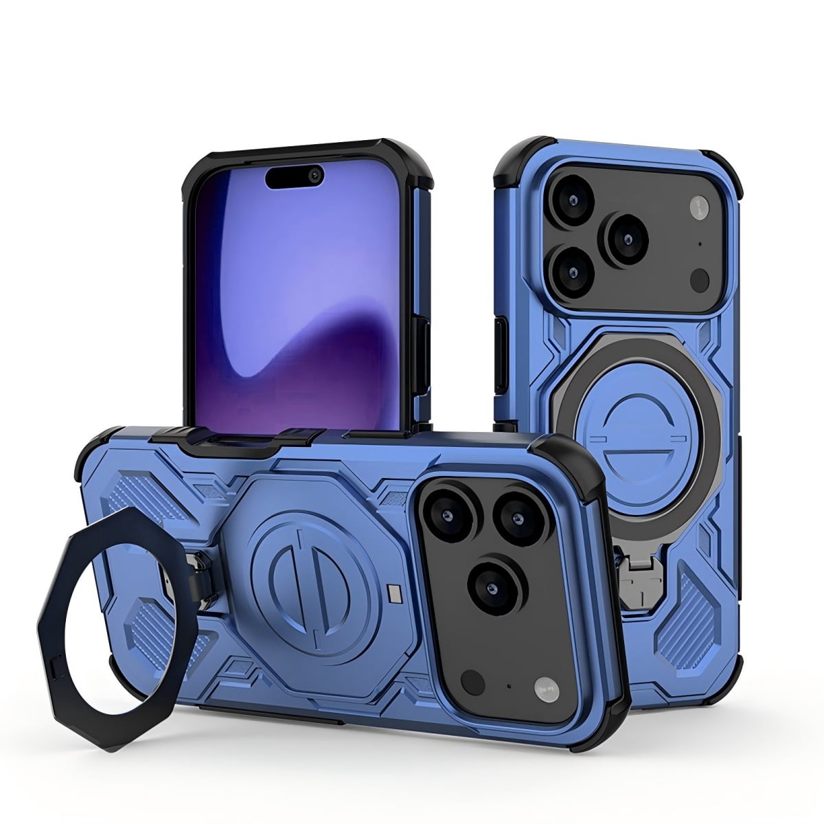 Case Cover Shockproof Kickstand Rugged Magnetic