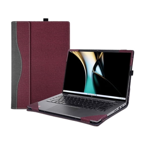 Case Cover for 16 inch HP Spectre x360 2-in-1 Laptop 16-aa 16t-aa Sleeve,Separable PU Leather Notebook PC Protective Bag Accessories