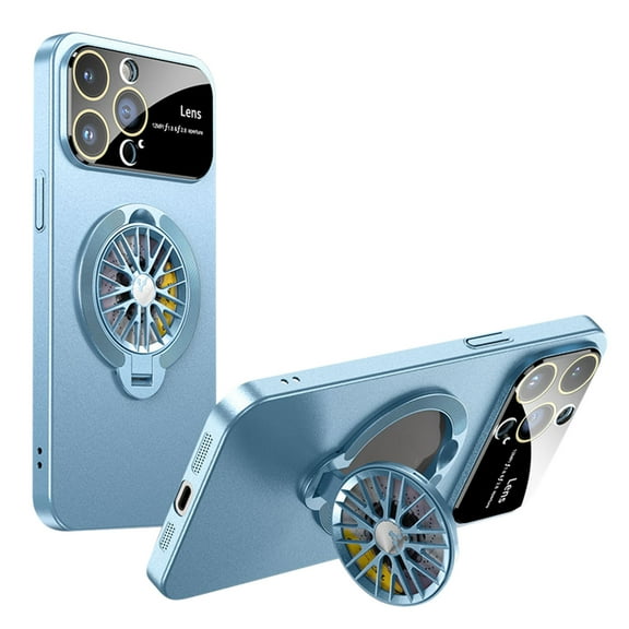 Case Cover for Phone 14 Pro Max 6.8 Inch with Gyroscope Stand and Magnetic Closure - 2024 Release