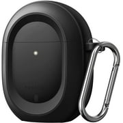 Case Cover for Pixel Buds A Series 2021 / Pixel Buds 2 2020, Rugged Shield Protective Skin [Front LED Visible], Black