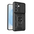 thumbnail image 1 of Rugged Shockproof Case Black Ring Holder Phone Cover for Samsung Galaxy S26, 1 of 9