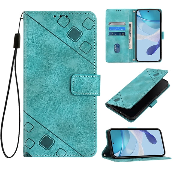 Case for Cricket Icon Plus 2026 / AT&T Verge 2 (SM333A) / Icon 7 5G Shockproof PU Leather Case with Card Slots Kickstand Magnetic Flip Wallet Protective Phone Cover, Green