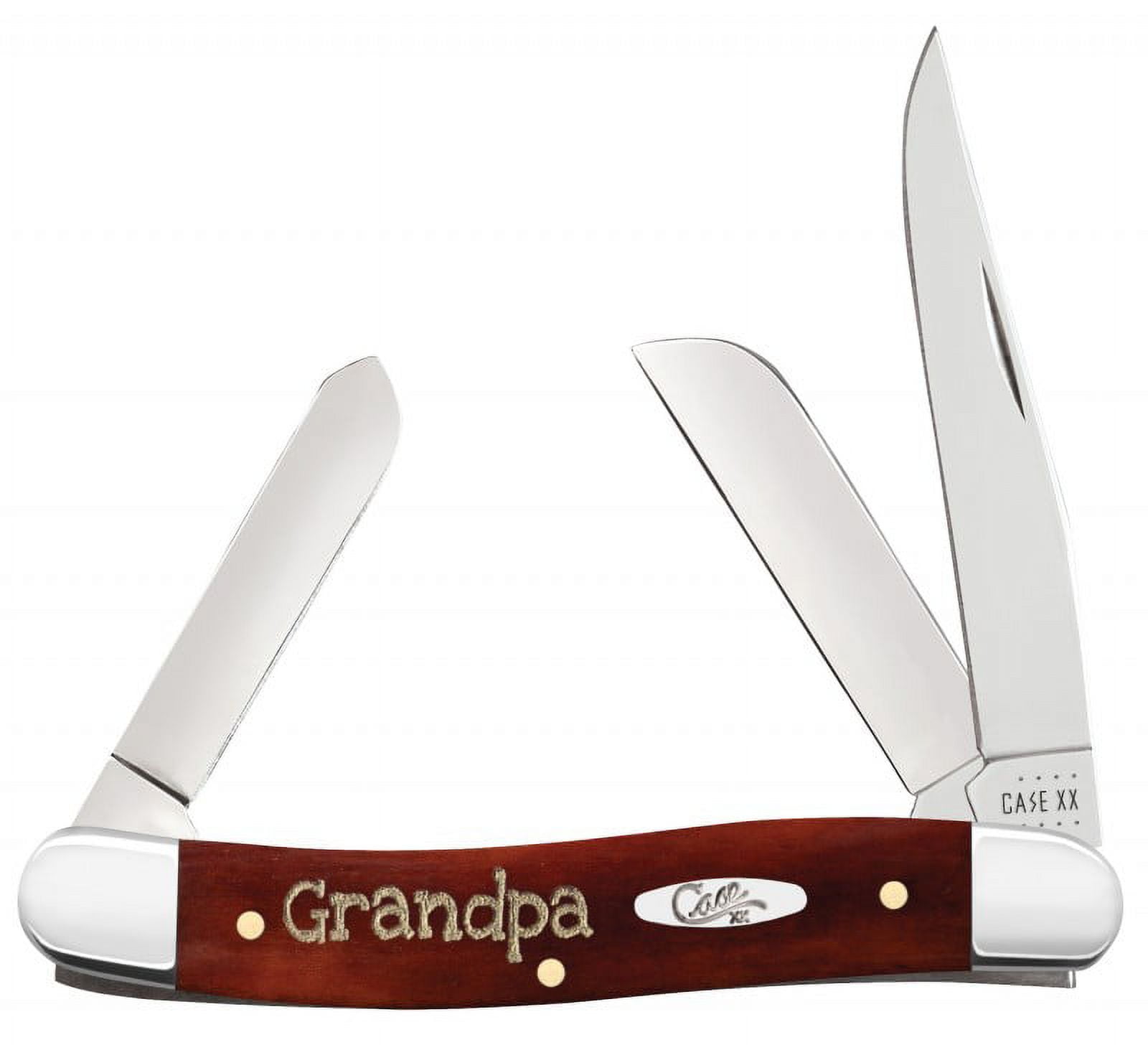 Case Cutlery 10431 Grandpa Stockman Folding Pocket Knife