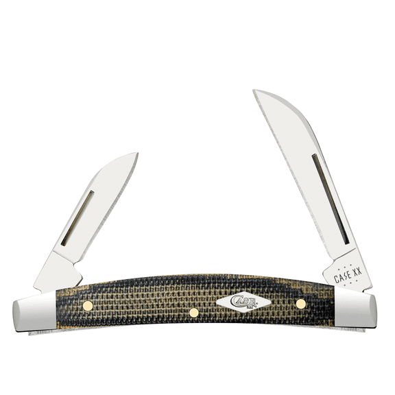 Case xx Knives Small Congress Green & Black Micarta Stainless Pocket Knife