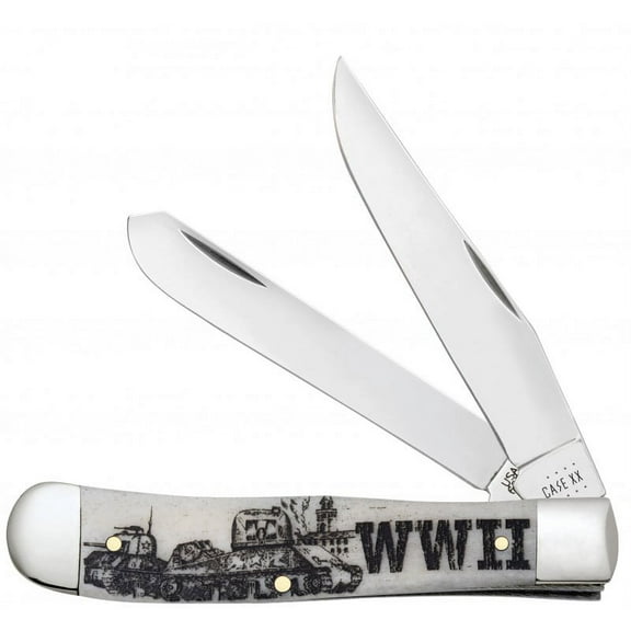 Case Cutlery 50950 WWII Trapper Natural Folding Pocket Knife