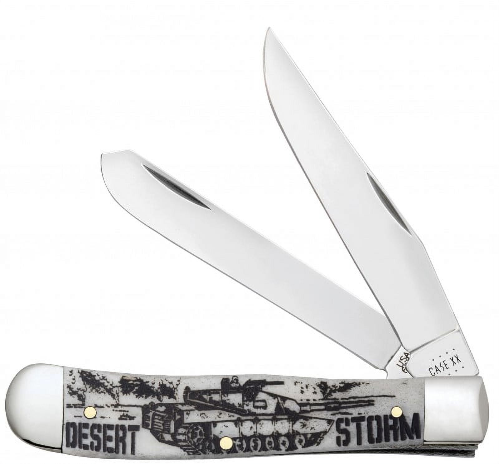 Case Cutlery 50953 Desert Storm Trapper Nat Folding Pocket Knife