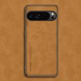 thumbnail image 1 of Case Designed for Google Pixel 9 / 9 Pro, Slim Fit Classic PU Leather Shockproof Anti-Slip Lightweight Wireless Charging Vintage Phone Case Cover for Google Pixel 9 / 9 Pro, Brown, 1 of 9